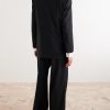 Mazzy Double-Breasted Wool Jacket - BK