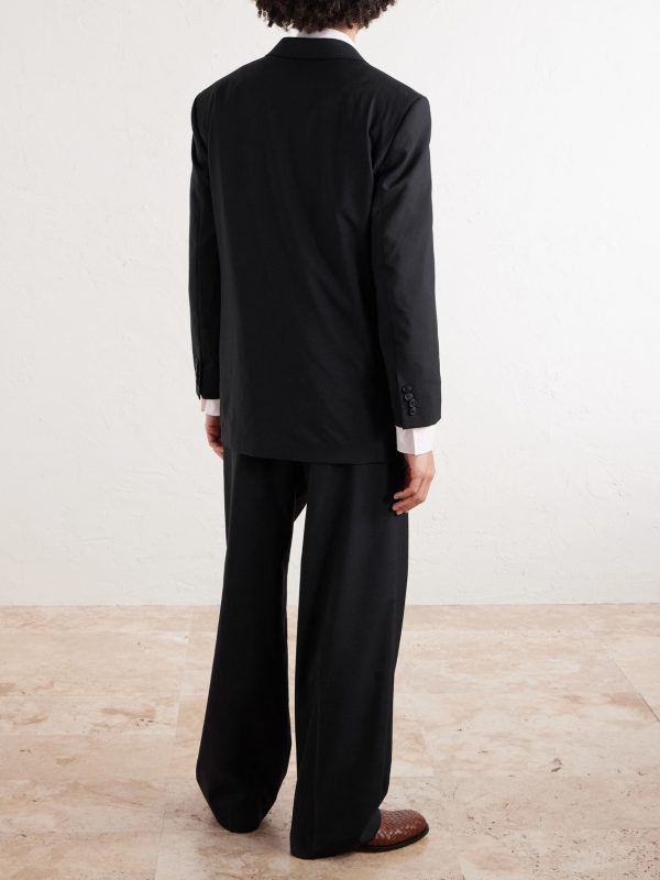 Mazzy Double-Breasted Wool Jacket - BK