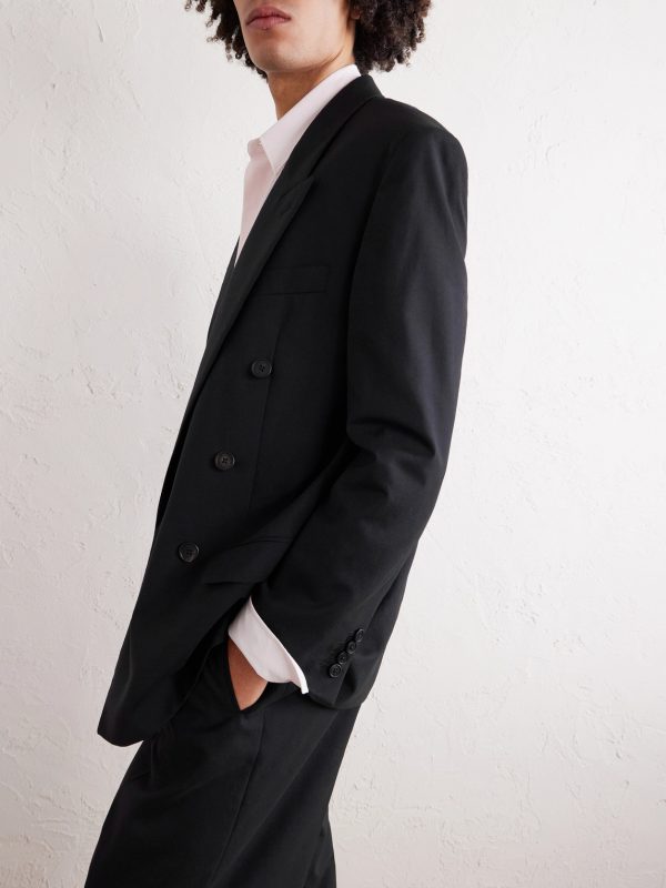 Mazzy Double-Breasted Wool Jacket - E2