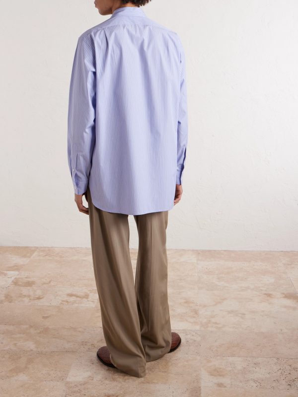 Kardiff Striped Cotton Shirt - BK