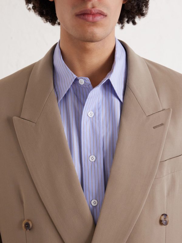 Kardiff Striped Cotton Shirt - E1