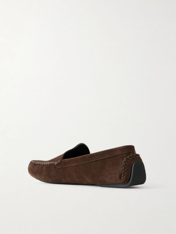 New Lucca Slip On Suede Loafers - BK New Lucca Slip On Suede Loafers - BK