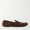 New Lucca Slip On Suede Loafers New Lucca Slip On Suede Loafers