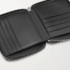 Small Zip Leather Billfold Wallet - E1 Small Zip Leather Billfold Wallet - E1