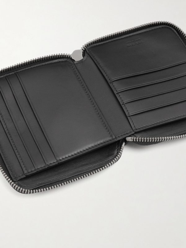 Small Zip Leather Billfold Wallet - E1 Small Zip Leather Billfold Wallet - E1