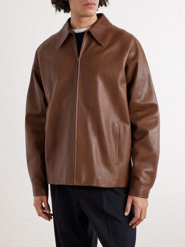 Mount Leather Blouson Jacket - FR Mount Leather Blouson Jacket - FR