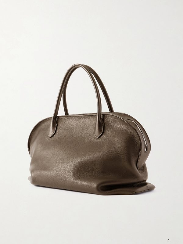 Agnes 16 Full-Grain Leather Tote Bag - BK Agnes 16 Full-Grain Leather Tote Bag - BK