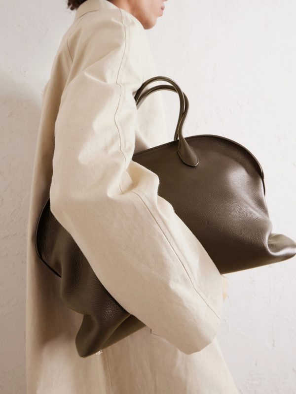 Agnes 16 Full-Grain Leather Tote Bag - OU Agnes 16 Full-Grain Leather Tote Bag - OU