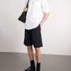 Sayed Wide-Leg Pleated Wool-Twill Shorts - OU Sayed Wide-Leg Pleated Wool-Twill Shorts - OU