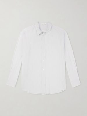 Granada Pinstriped Silk Shirt Granada Pinstriped Silk Shirt