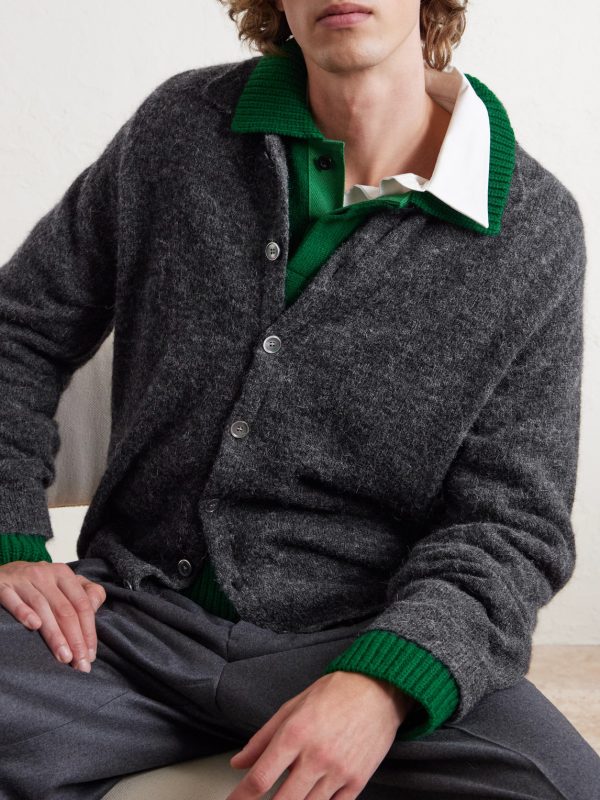 Evening Alpaca-Blend Cardigan - CU