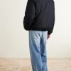 Avenue Padded Cotton-Blend Shell Bomber Jacket - BK Avenue Padded Cotton-Blend Shell Bomber Jacket - BK