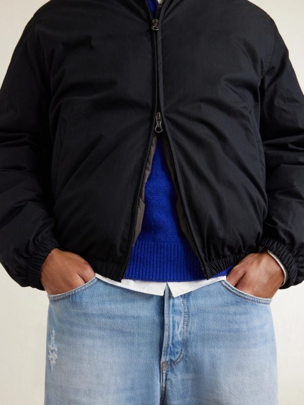 Avenue Padded Cotton-Blend Shell Bomber Jacket - CU Avenue Padded Cotton-Blend Shell Bomber Jacket - CU