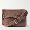 Denim Messenger Bag