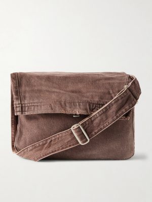 Denim Messenger Bag