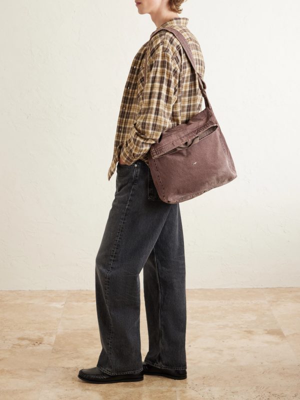 Denim Messenger Bag - OU
