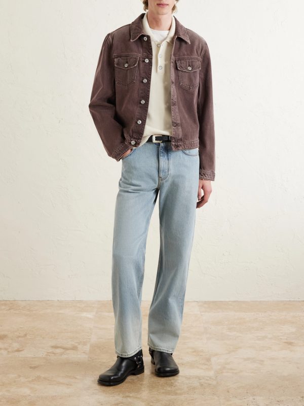 Origin Distressed Denim Jacket - OU Origin Distressed Denim Jacket - OU
