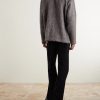 Brushed-Knit Cardigan - BK Brushed-Knit Cardigan - BK