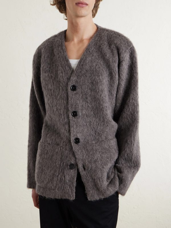 Brushed-Knit Cardigan - FR Brushed-Knit Cardigan - FR
