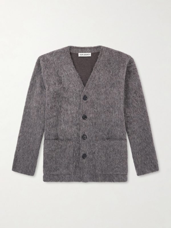 Brushed-Knit Cardigan Brushed-Knit Cardigan