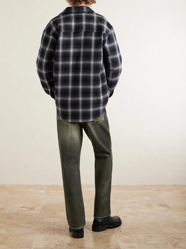 Third Cut Straight-Leg Printed Jeans - BK Third Cut Straight-Leg Printed Jeans - BK