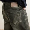 Third Cut Straight-Leg Printed Jeans - E1 Third Cut Straight-Leg Printed Jeans - E1