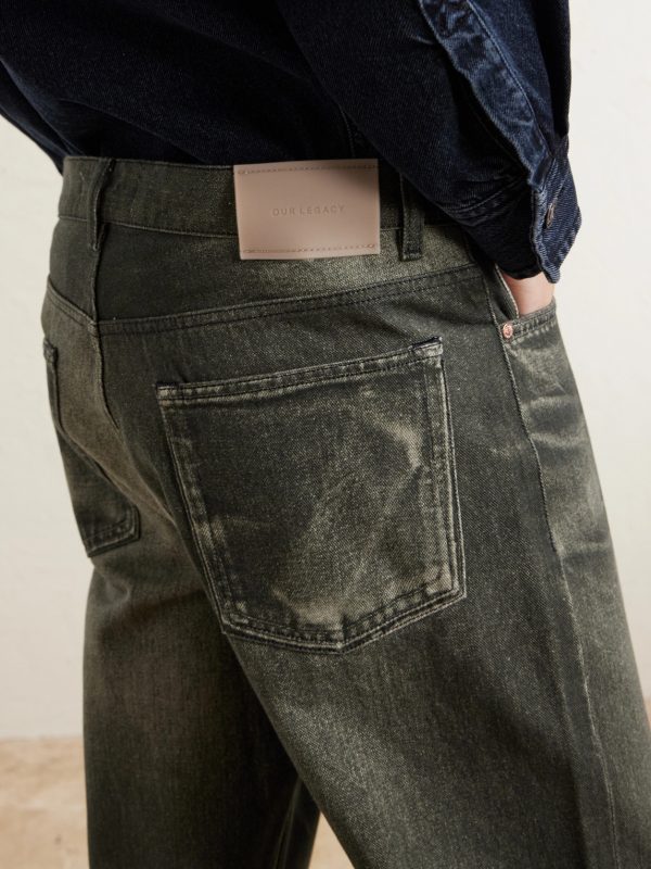 Third Cut Straight-Leg Printed Jeans - E1 Third Cut Straight-Leg Printed Jeans - E1