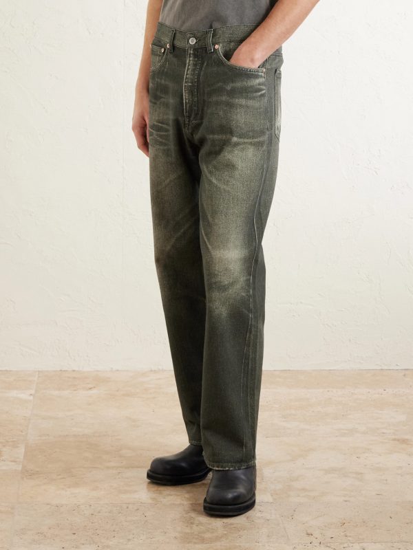 Third Cut Straight-Leg Printed Jeans - FR Third Cut Straight-Leg Printed Jeans - FR