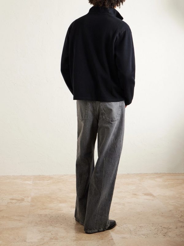 Cropped Cotton-Jersey Zip-Up Sweatshirt - BK Cropped Cotton-Jersey Zip-Up Sweatshirt - BK