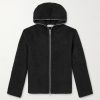 Brushed-Knit Zip-Up Hoodie Brushed-Knit Zip-Up Hoodie