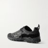 Gabe Leather-Trimmed Suede Sneakers - BK