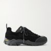 Gabe Leather-Trimmed Suede Sneakers