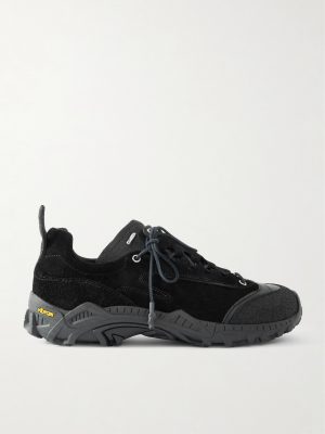 Gabe Leather-Trimmed Suede Sneakers Gabe Leather-Trimmed Suede Sneakers