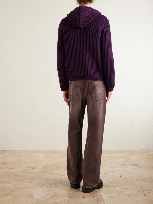 Third Cut Straight-Leg Pigment-Dyed Jeans - BK Third Cut Straight-Leg Pigment-Dyed Jeans - BK