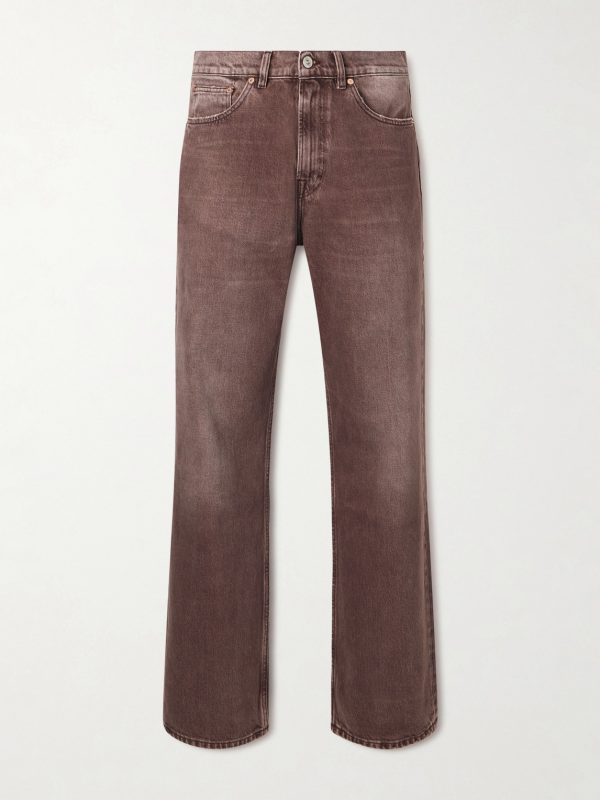 Third Cut Straight-Leg Pigment-Dyed Jeans Third Cut Straight-Leg Pigment-Dyed Jeans