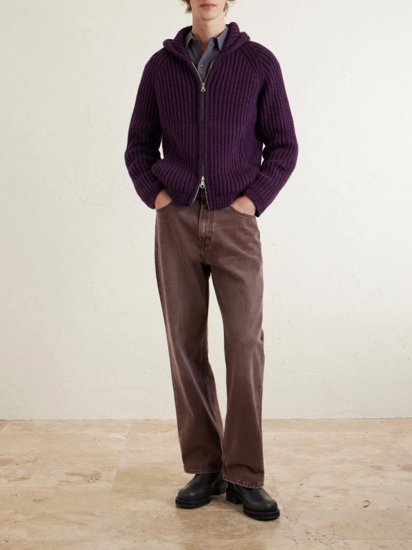 Third Cut Straight-Leg Pigment-Dyed Jeans - OU Third Cut Straight-Leg Pigment-Dyed Jeans - OU