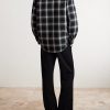 Moss Checked Cotton-Flannel Shirt - BK Moss Checked Cotton-Flannel Shirt - BK