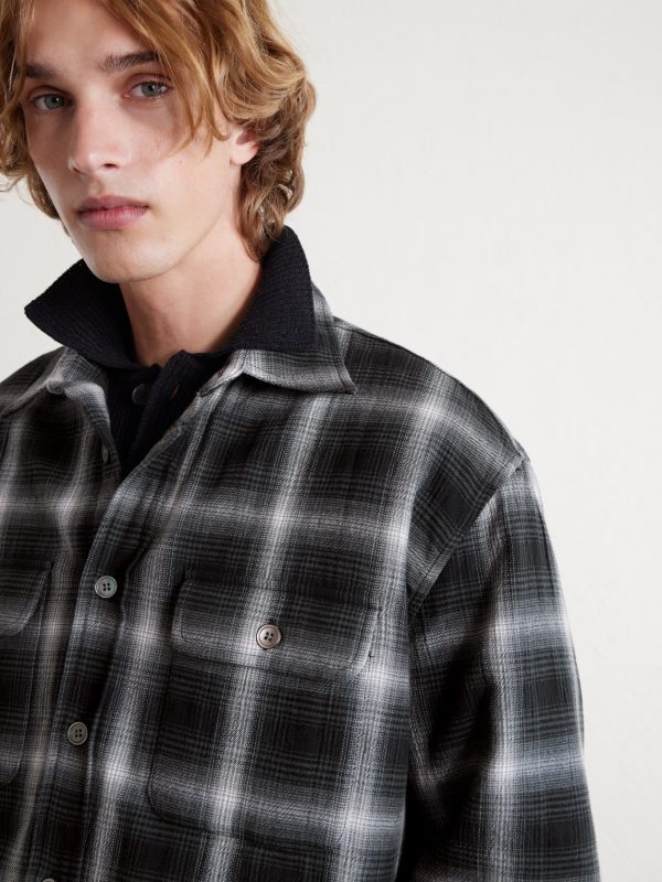 Moss Checked Cotton-Flannel Shirt - CU Moss Checked Cotton-Flannel Shirt - CU