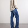 Carlson Cut Straight-Leg Jeans - BK