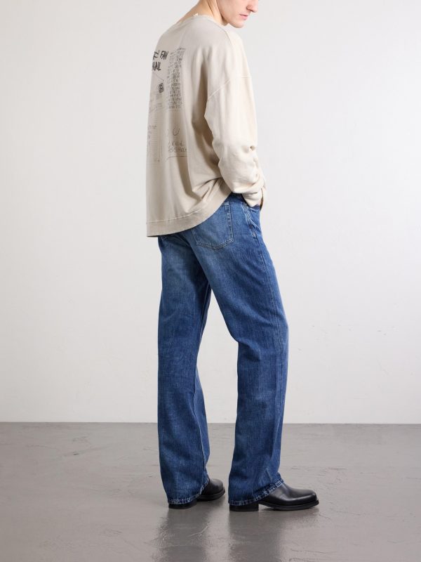 Carlson Cut Straight-Leg Jeans - BK