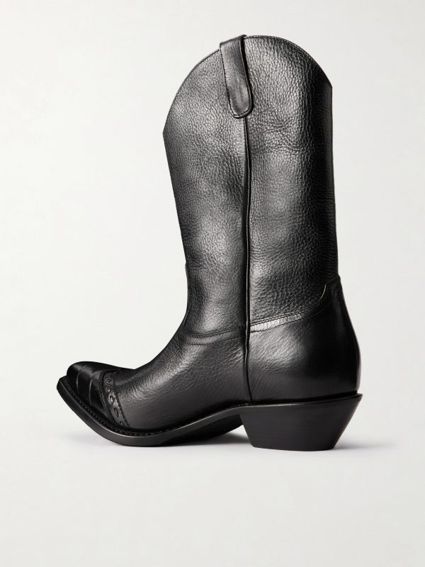 Consultant Full-Grain Leather Boots - BK Consultant Full-Grain Leather Boots - BK