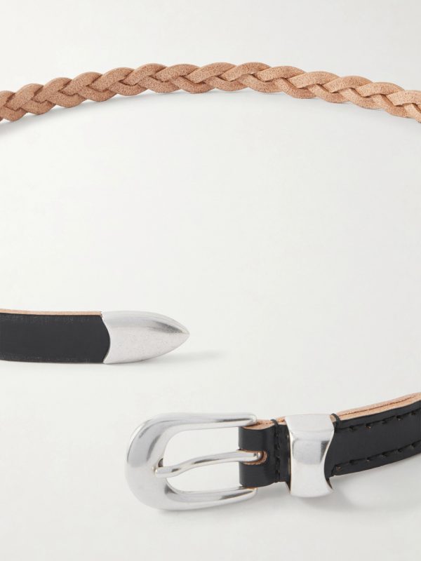 2cm Braided Leather Belt - E1 2cm Braided Leather Belt - E1