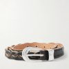 2cm Braided Leather Belt 2cm Braided Leather Belt