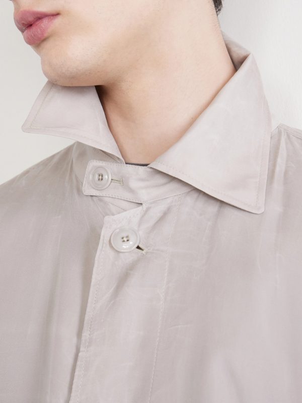 Cloak Waxed-Twill Trench Coat - CU Cloak Waxed-Twill Trench Coat - CU