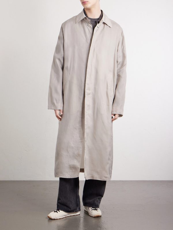 Cloak Waxed-Twill Trench Coat - FR Cloak Waxed-Twill Trench Coat - FR