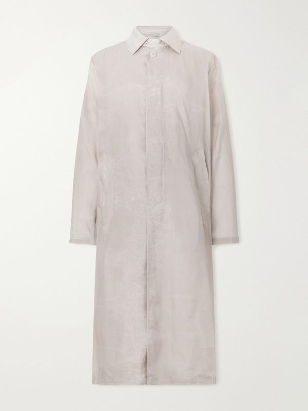 Cloak Waxed-Twill Trench Coat Cloak Waxed-Twill Trench Coat