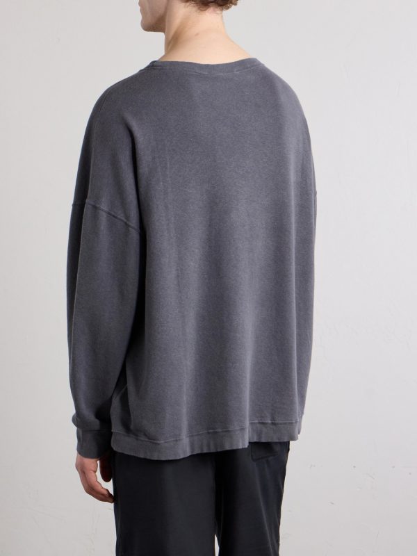 Slack Cotton-Blend Jersey Sweatshirt - BK Slack Cotton-Blend Jersey Sweatshirt - BK