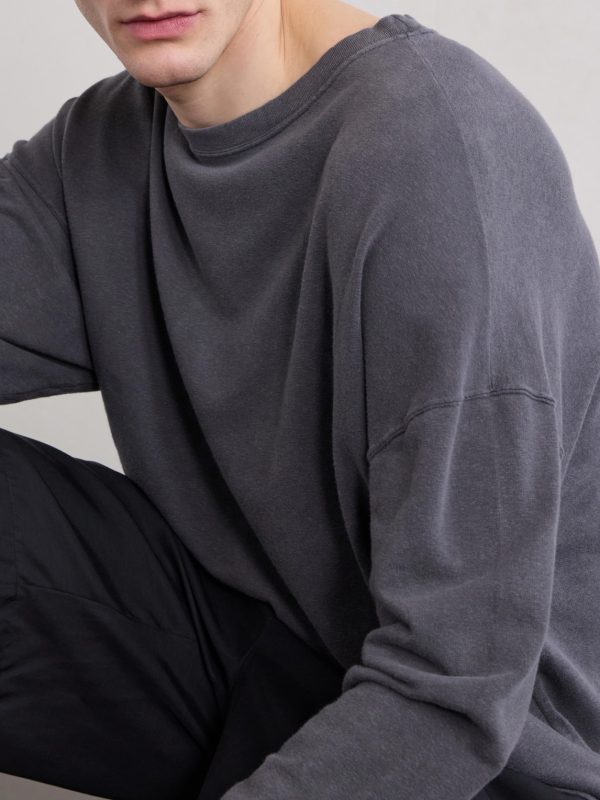 Slack Cotton-Blend Jersey Sweatshirt - CU Slack Cotton-Blend Jersey Sweatshirt - CU