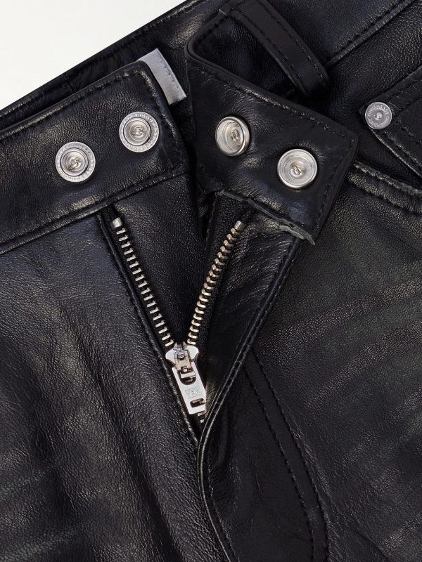 Carlson Straight-Leg Leather Trousers - E1 Carlson Straight-Leg Leather Trousers - E1