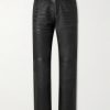Carlson Straight-Leg Leather Trousers Carlson Straight-Leg Leather Trousers